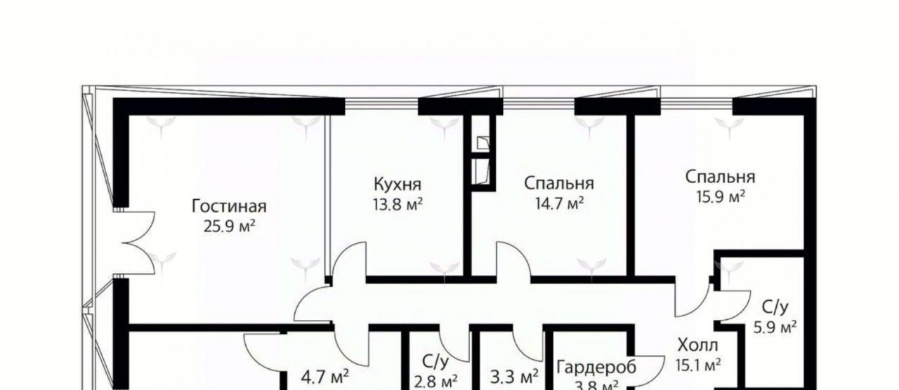 квартира г Москва ул Донская 14/3 Московская область фото 3