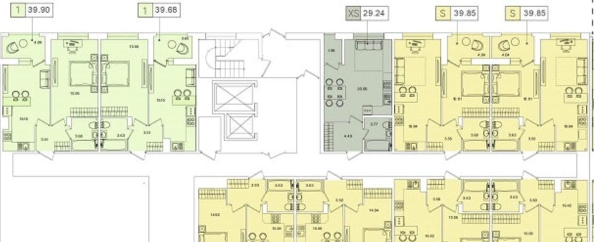 квартира г Санкт-Петербург метро Комендантский Проспект ул Планерная 87к/1 округ Юнтолово фото 2