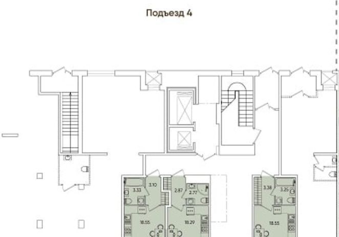 квартира г Санкт-Петербург метро Комендантский Проспект ул Планерная 87к/1 округ Юнтолово фото 2