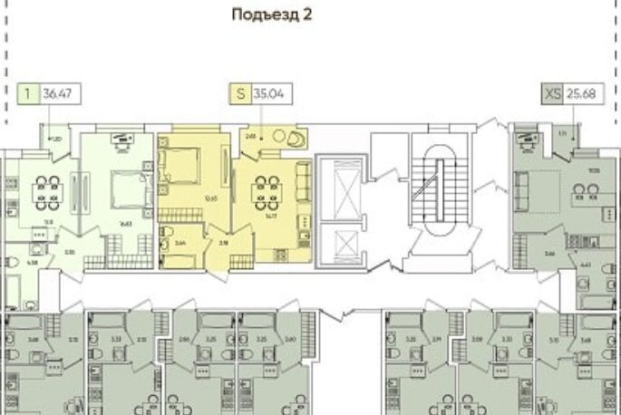 квартира г Санкт-Петербург метро Комендантский Проспект ул Планерная 87к/1 округ Юнтолово фото 2