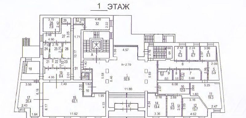 офис г Москва метро Чистые пруды Бауманка ул Макаренко 3с/1 фото 16