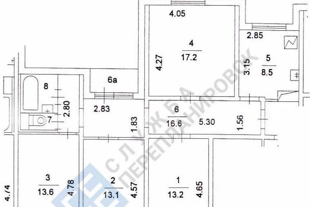 квартира г Москва метро Кузьминки ул Окская 20к/2 фото 25