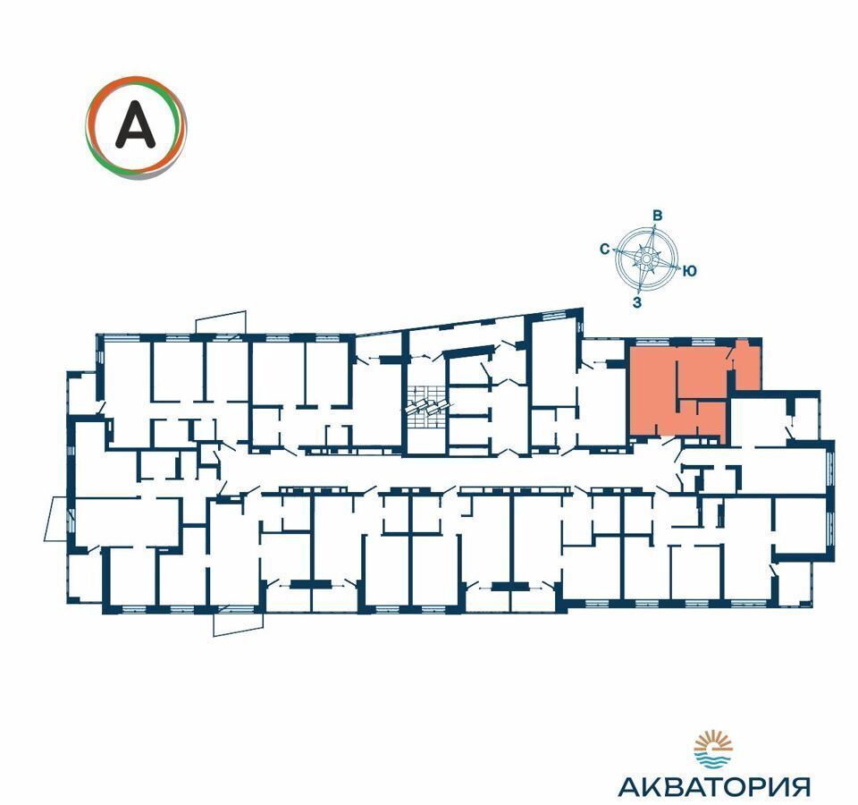 квартира г Брянск рп Радица-Крыловка Бежицкий район микрорайон «Акватория» р-н Бежицкий ул Бурова 1 фото 3