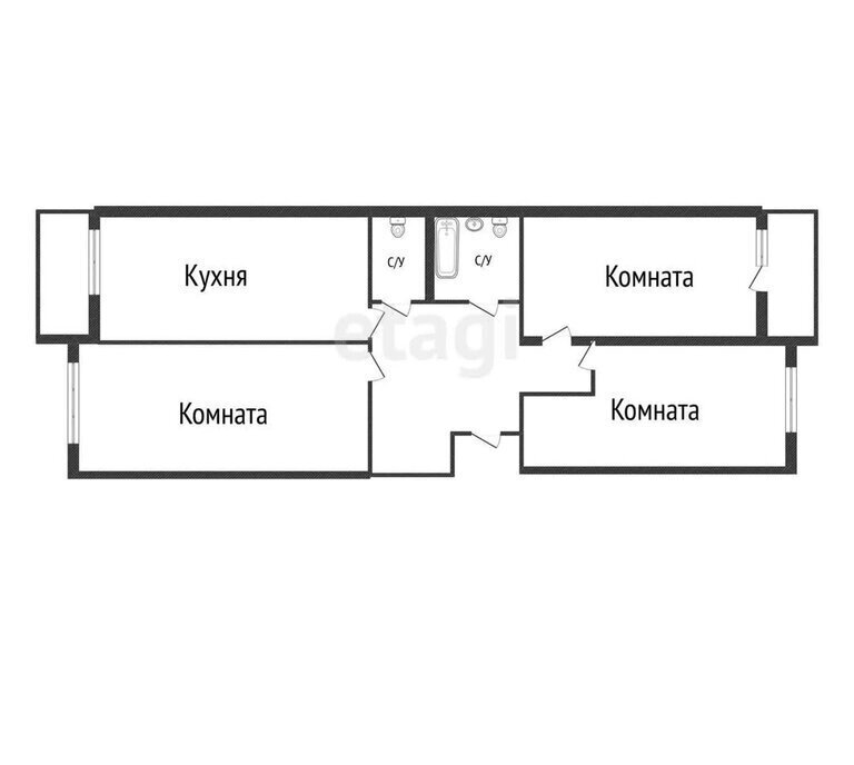 квартира г Краснодар р-н Прикубанский ул им. 40-летия Победы 186к/3 фото 1