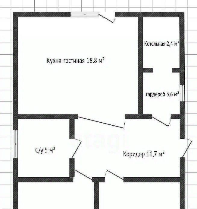 дом р-н Северский пгт Афипский снт Авиатор Афипское городское поселение, СДТ, 160 фото 1