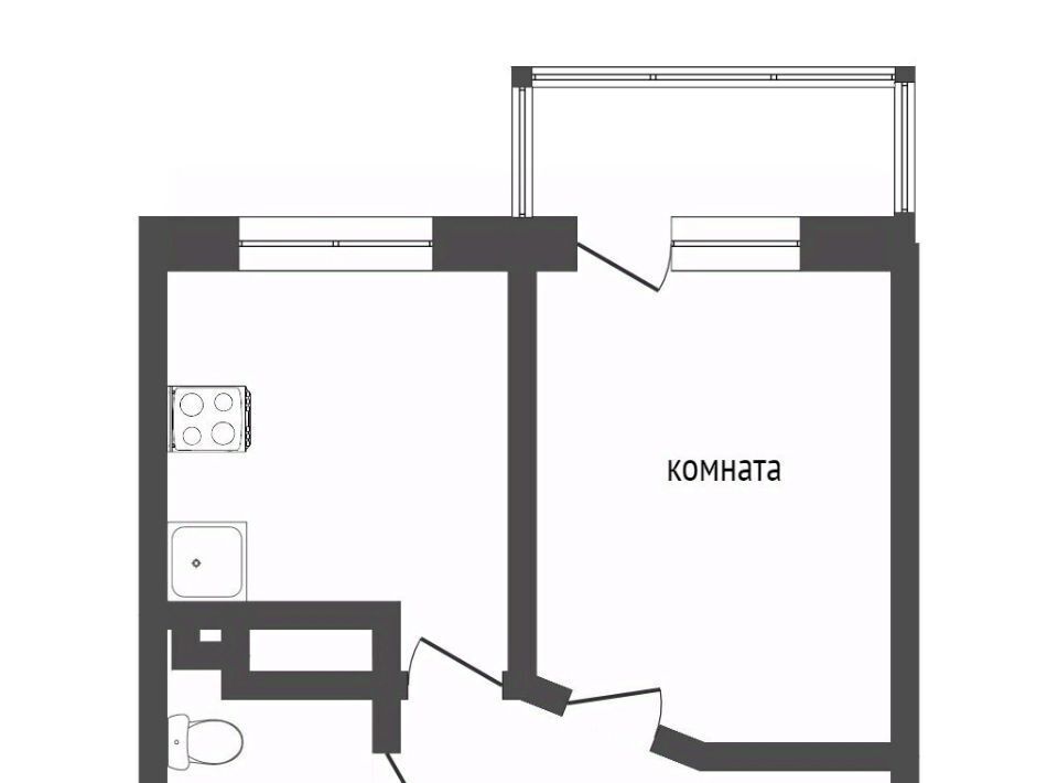 квартира г Тобольск 15-й микрорайон 37 фото 13