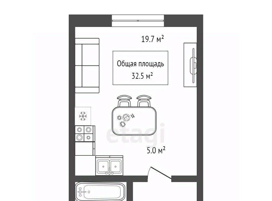 квартира г Новосибирск р-н Октябрьский Золотая Нива ул В.Высоцкого 41/4 фото 12