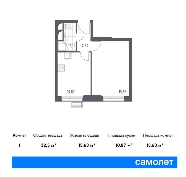 квартира г Москва метро Строгино ЖК «Спутник» 21 Московская область, Красногорск фото 1