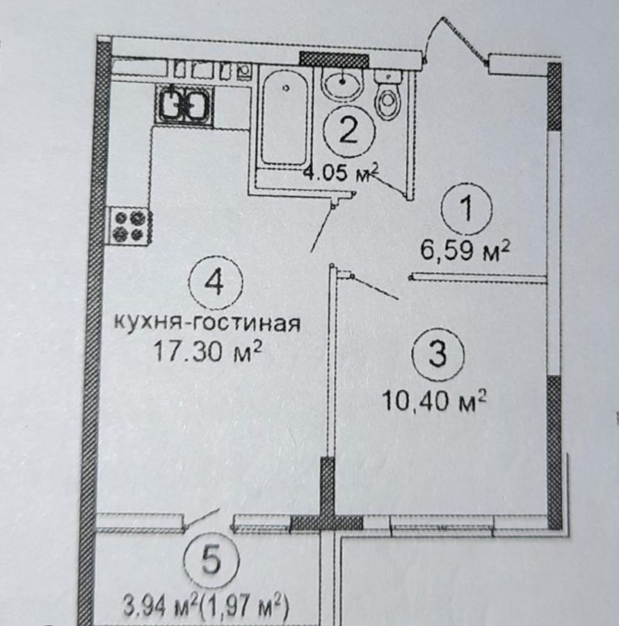 квартира р-н Симферопольский с Мирное ул Крымской весны 6к/1 Мирновское сельское поселение фото 3