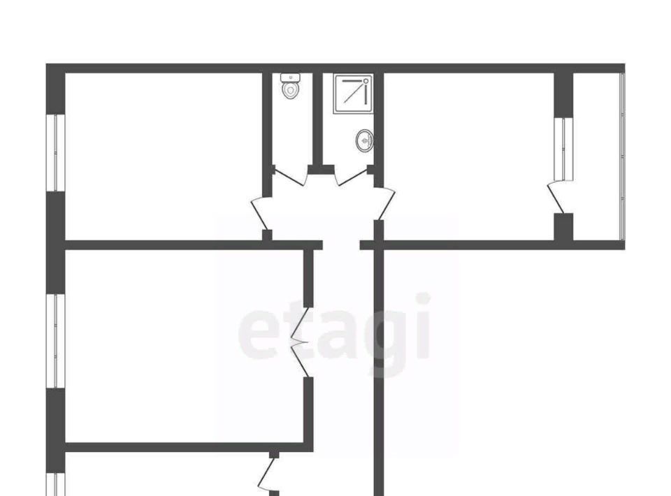 квартира г Оренбург р-н Дзержинский ул Терешковой 138/3 фото 50