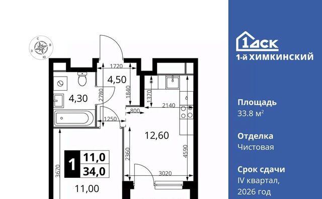 микрорайон Клязьма-Старбеево Водники ЖК «1-й Химкинский» Международный кв-л фото