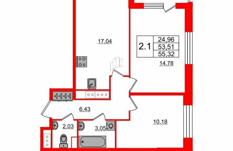 квартира г Санкт-Петербург метро Московская проезд 1-й Предпортовый 1 ЖК «Сенат в Московском» округ Новоизмайловское фото 1