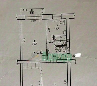 квартира г Чита р-н Железнодорожный ул Недорезова 44 фото 22