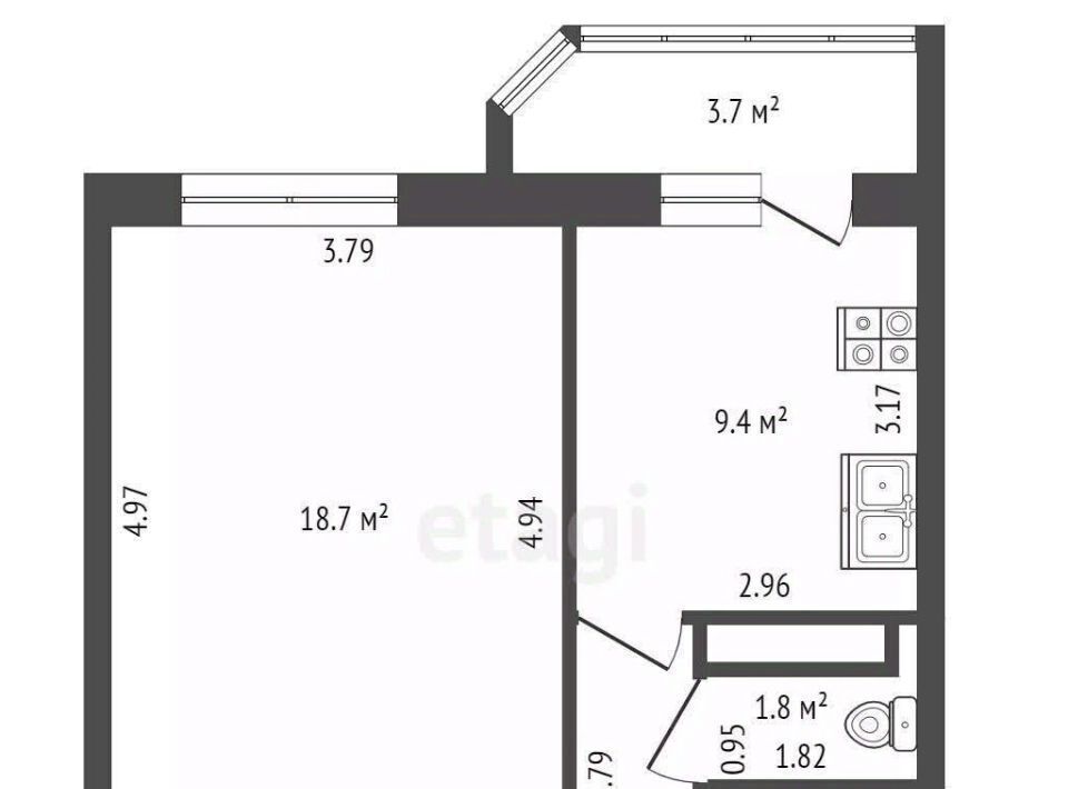 квартира г Санкт-Петербург метро Комендантский Проспект ул Репищева 10к/1 округ Юнтолово фото 35