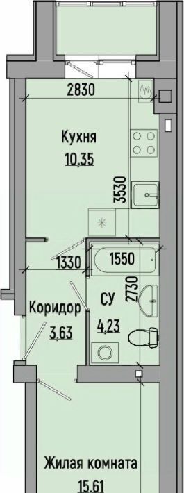 квартира г Волгоград р-н Советский жилой район Долина-2 жилрайон фото 1