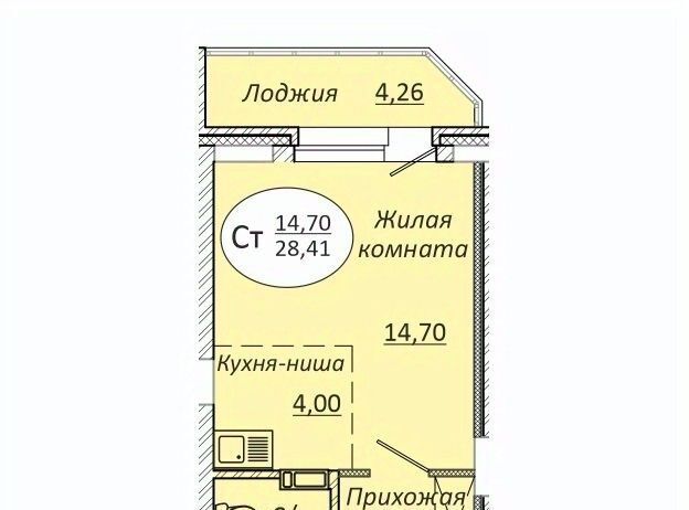 квартира г Новосибирск р-н Октябрьский Золотая Нива ул 2-я Воинская 51 фото 1