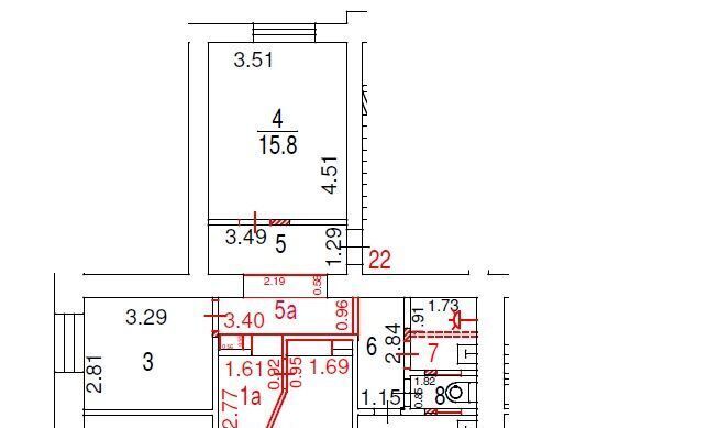 квартира г Москва метро Бульвар Рокоссовского ш Открытое 2к/8 муниципальный округ Преображенское фото 15