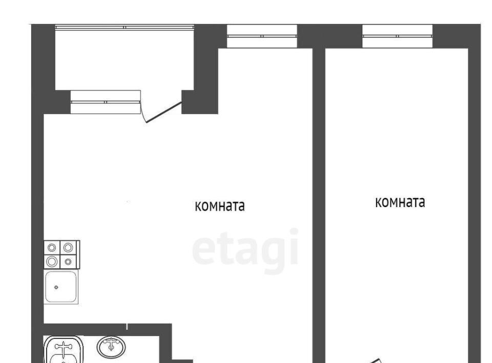 квартира г Ростов-на-Дону р-н Октябрьский ул Таганрогская 132/3 фото 11