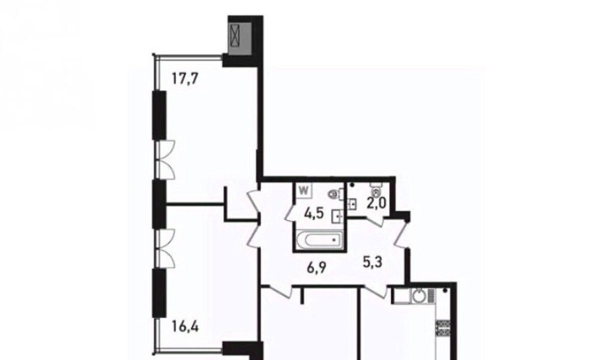 квартира г Москва ул Нежинская 5к/2 Матвеевская фото 2