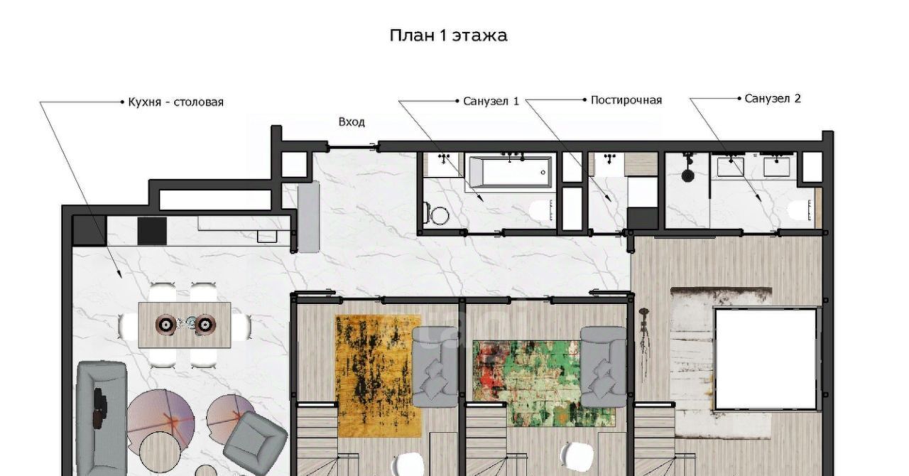 квартира г Москва метро Площадь Ильича проезд Золоторожский 3 апарт-комплекс Monodom FAMILY муниципальный округ Лефортово фото 32