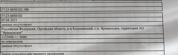 земля р-н Колпнянский с Городецкое Ярищенское сельское поселение, Колпны фото 2