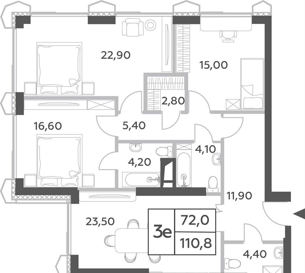 квартира г Москва метро Раменки ул Минская 1 муниципальный округ Раменки фото 1