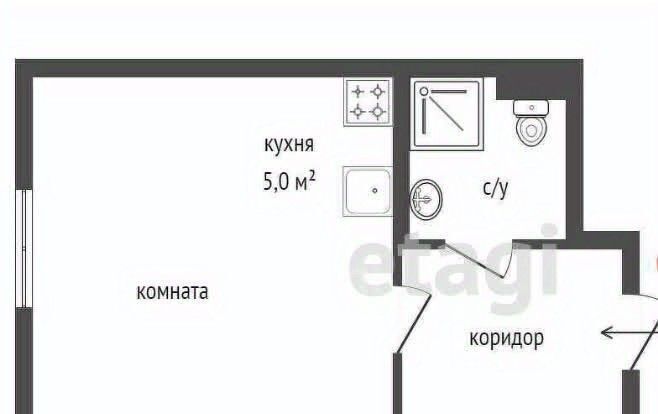 квартира г Екатеринбург р-н Железнодорожный Машиностроителей пр-кт Космонавтов 11а фото 2