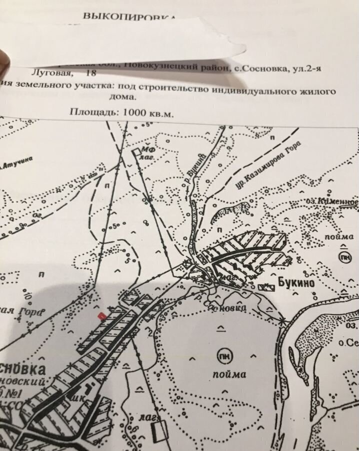 земля р-н Новокузнецкий с Сосновка ул Луговая 18 Новокузнецк фото 3