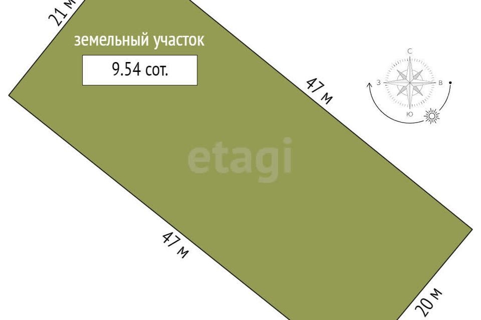 земля г Барнаул п Черницк ул Центральная 7 р-н Центральный городской округ Барнаул фото 5