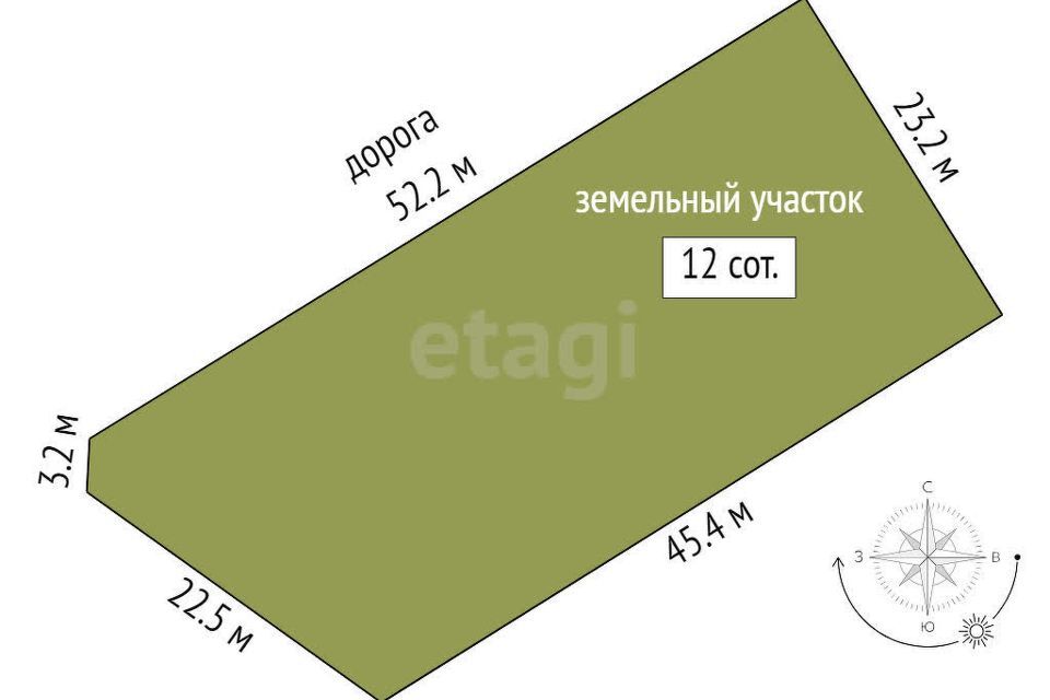 земля г Москва городской округ Коломна, садоводческий потребительский кооператив Хорошово-2, потребительский кооператив Хорошово-2, Московская область, садоводческий, 135 фото 6