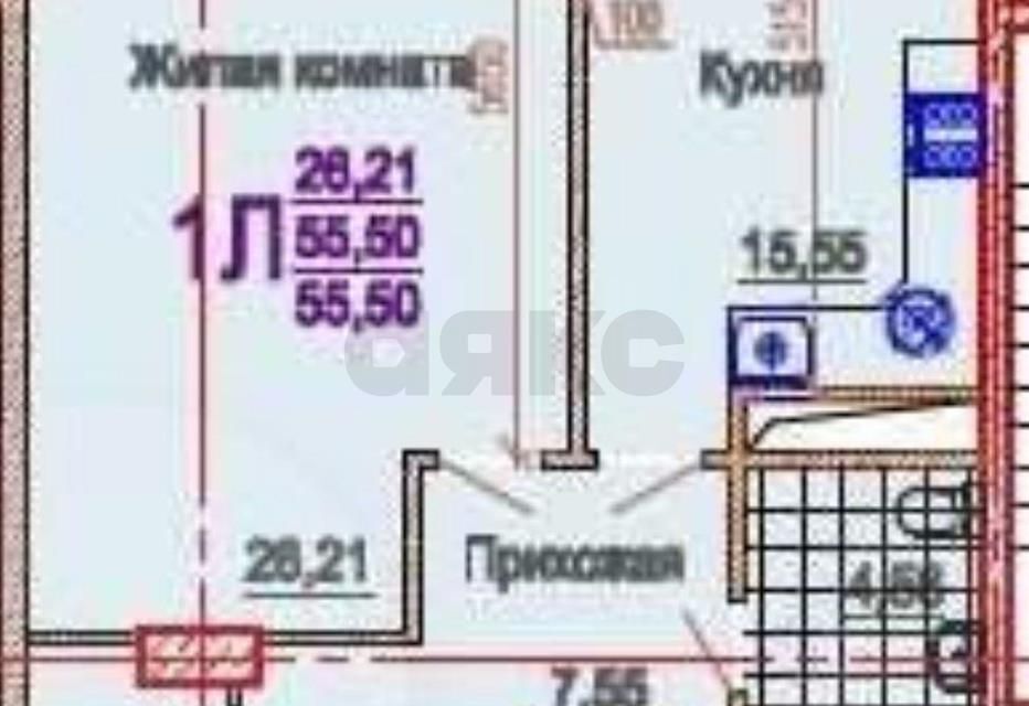 квартира г Краснодар р-н Прикубанский ул Ярославская 113 городской округ Краснодар фото 5