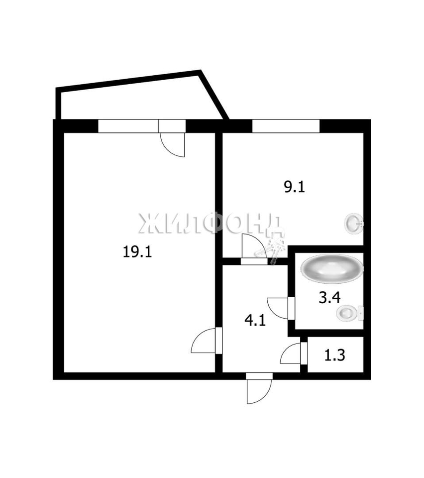 квартира г Бийск ул Советская 219/7 фото 4