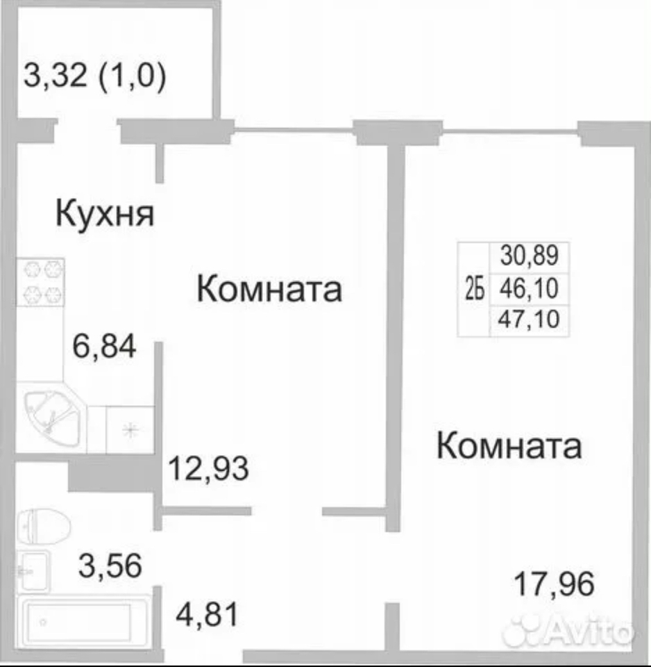 квартира р-н Псковский д Борисовичи ул Героя России Досягаева 1 Завеличенская волость фото 1