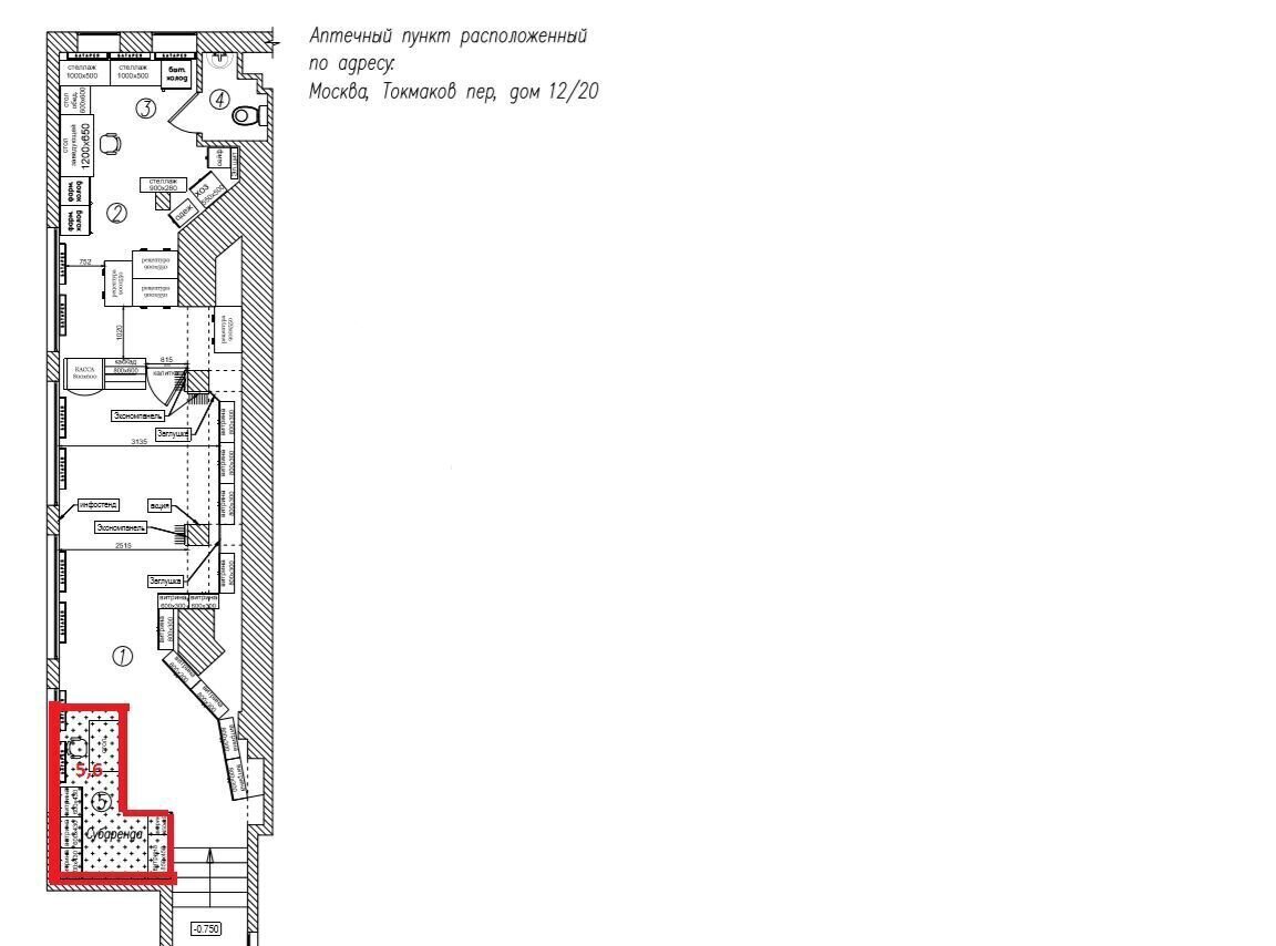 торговое помещение г Москва метро Курская Бауманка пер Токмаков 12/20 фото 2