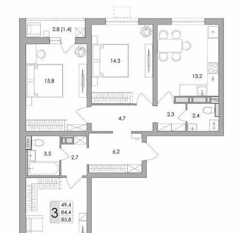 р-н Центральный ул Шишкова 140б/16 фото