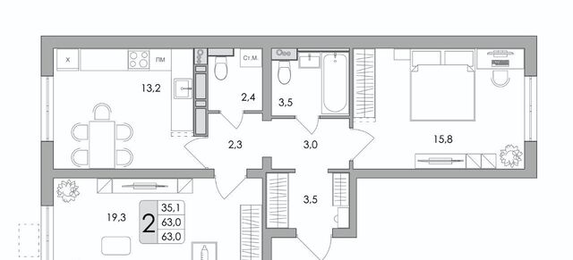 р-н Центральный ул Шишкова 140б/16 фото