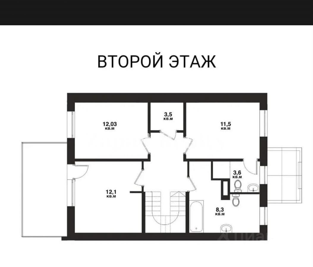 дом городской округ Дмитровский с Озерецкое ул Каштановая 3к/3 Лобня фото 3