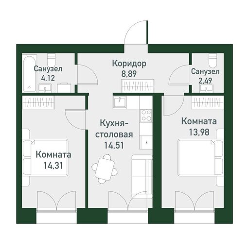 р-н Ленинский кв-л 45, стр. 1. 4А фото