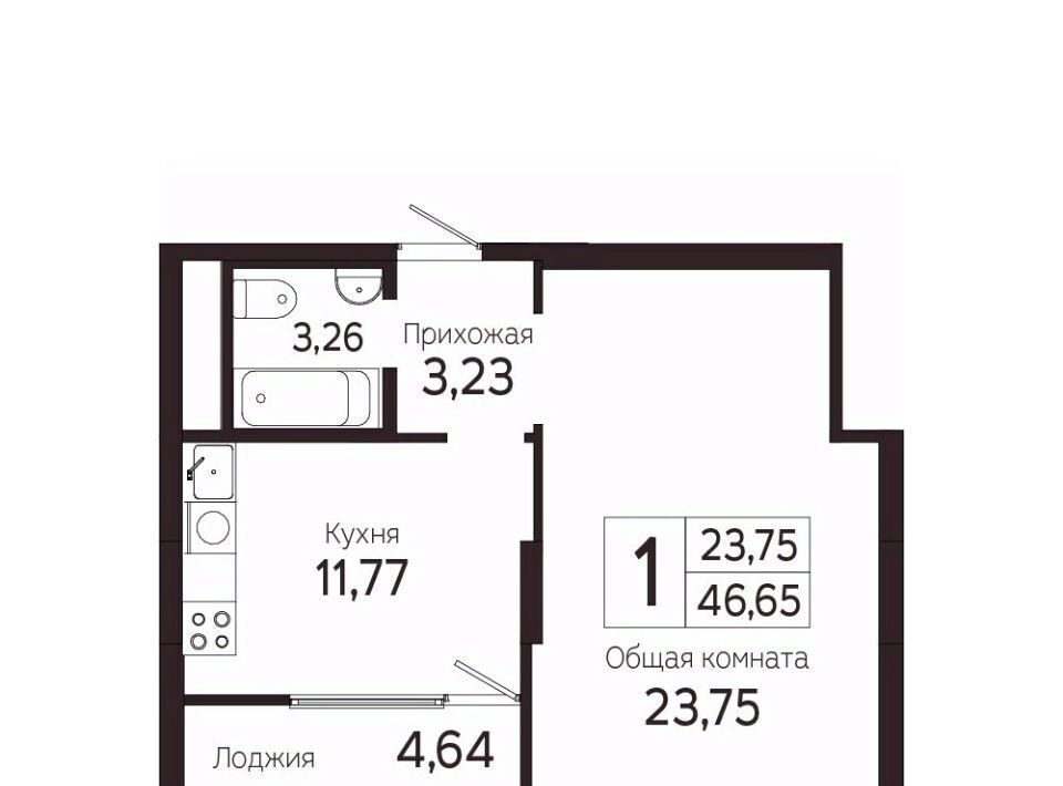 квартира г Томск р-н Советский пр-кт Комсомольский 48б фото 1