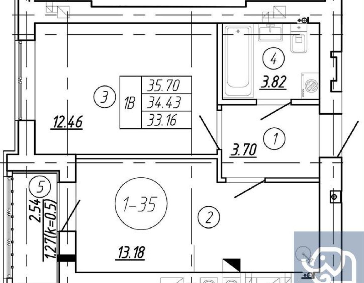 квартира г Калининград р-н Московский ул Крейсерская 13 корп. 1 фото 4