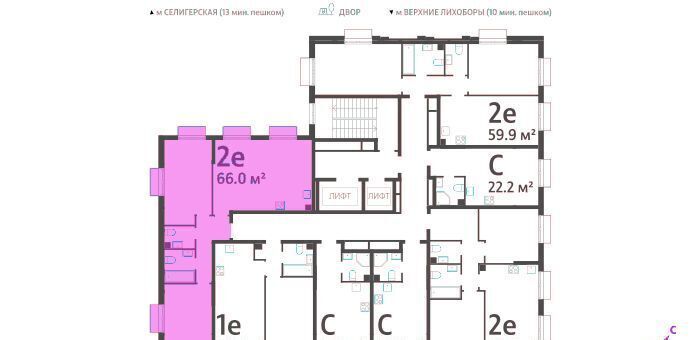 квартира г Москва метро Селигерская проезд Ильменский 2 муниципальный округ Западное Дегунино фото 2