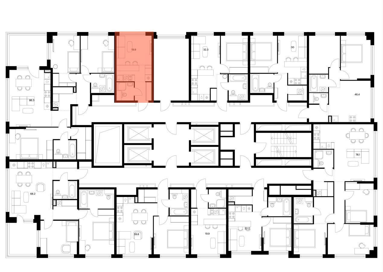 квартира г Москва метро Кунцевская ул Ивана Франко корп. 3 фото 2