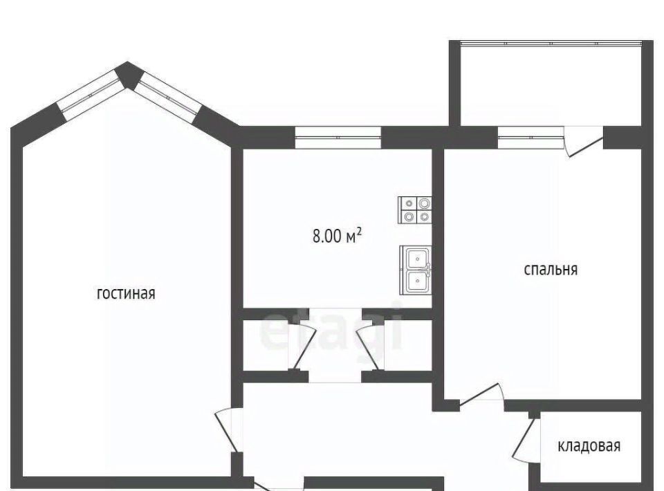 квартира г Норильск ул Талнахская 30 фото 14