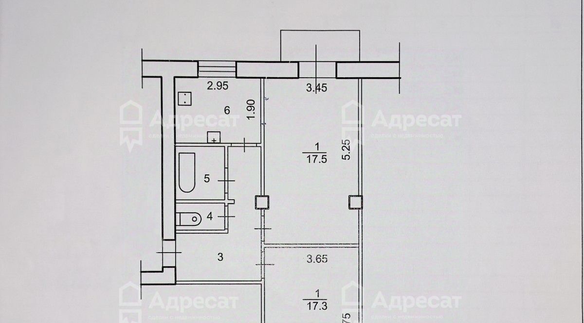 квартира г Волгоград р-н Тракторозаводский ул 95-й Гвардейской 2 фото 13