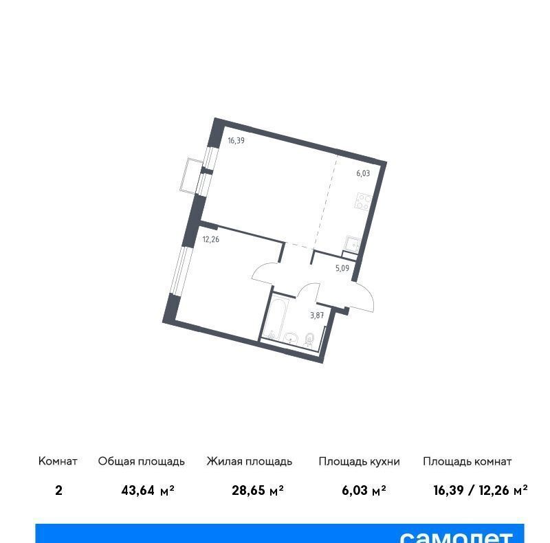 квартира г Москва Молжаниновский ЖК Молжаниново к 3 фото 1