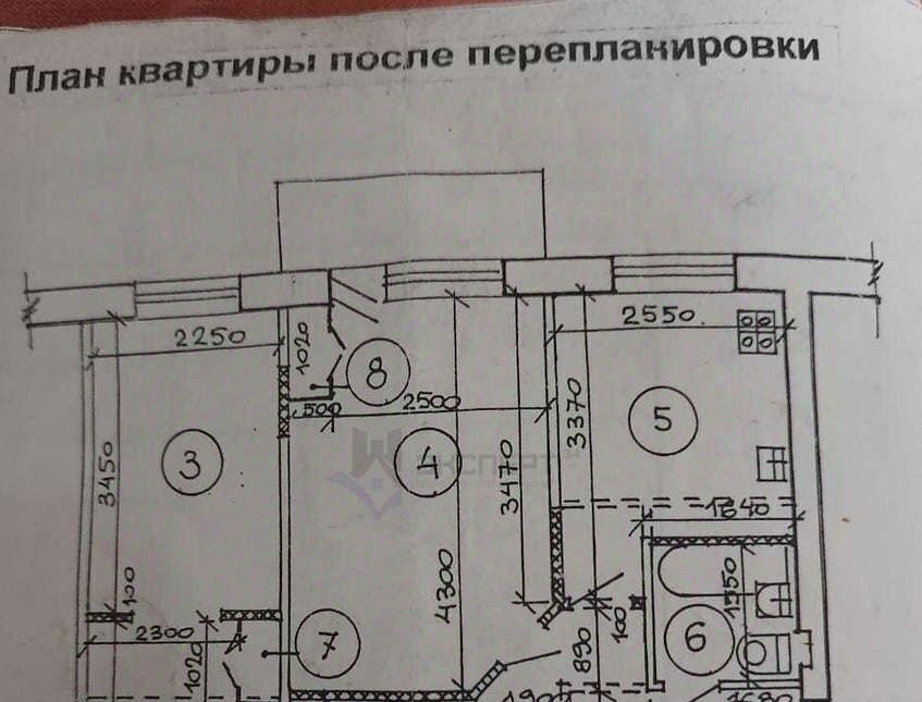 квартира г Волгоград р-н Центральный ул Коммунистическая 62 фото 10