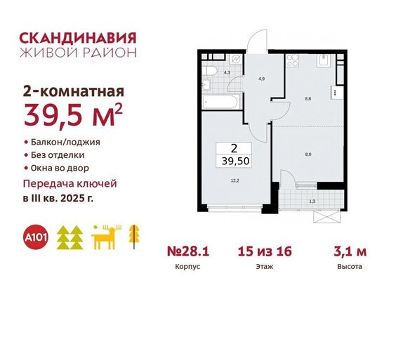 метро Коммунарка ТиНАО квартал № 167 фото