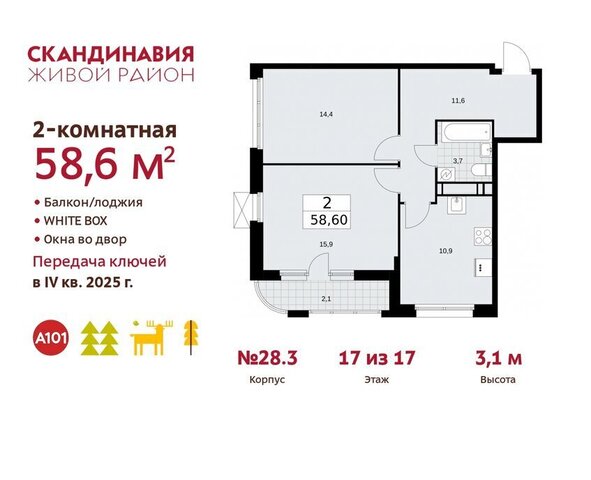 п Филимонковское метро Коммунарка ТиНАО квартал № 167 фото