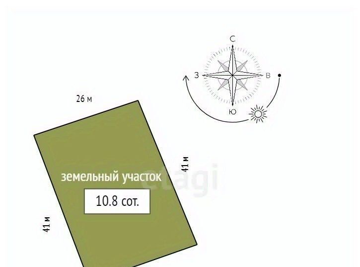 земля р-н Емельяновский п Солонцы снт Отдых ул Фруктовая ТСН фото 1