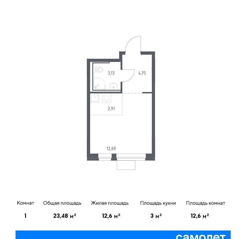 квартира г Москва Молжаниновский ЖК Молжаниново к 3 фото 1